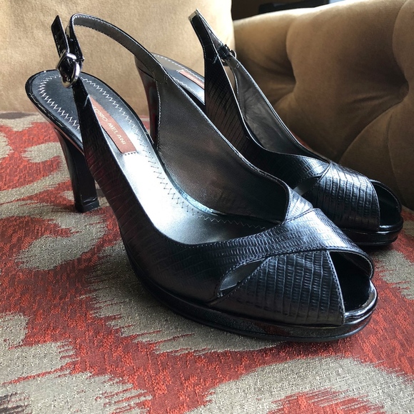 NEW!! Antonio Melani Slingbacks, textured leather - Picture 2 of 8